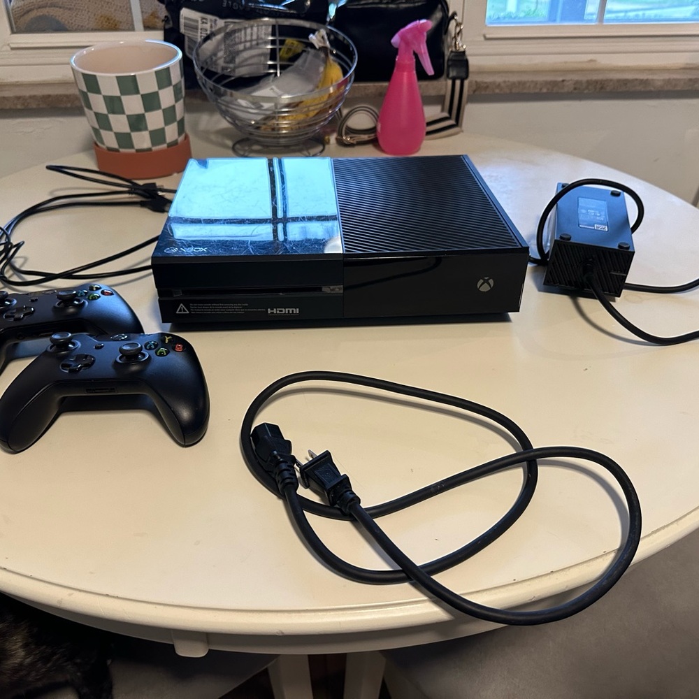 Xbox One Console with Controllers - Black